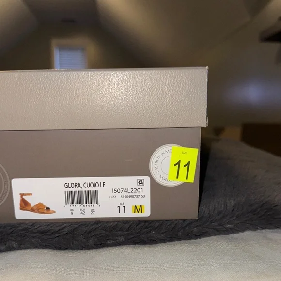 Franco Sarto Tan Leather Sandals - Picture 5 of 5